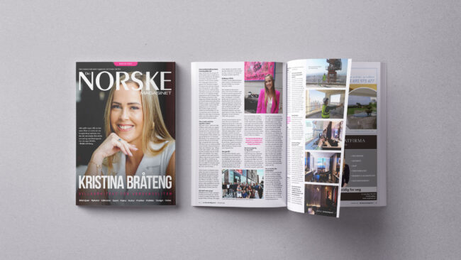 Our CEO featured in a Norwegian Magazine