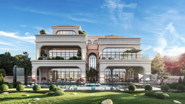 Villa Élysée: A Modern Take on Classical Architecture